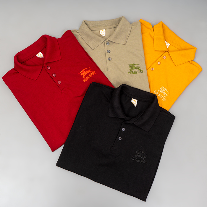 تیشرت مردانه خردلی مدل burberry