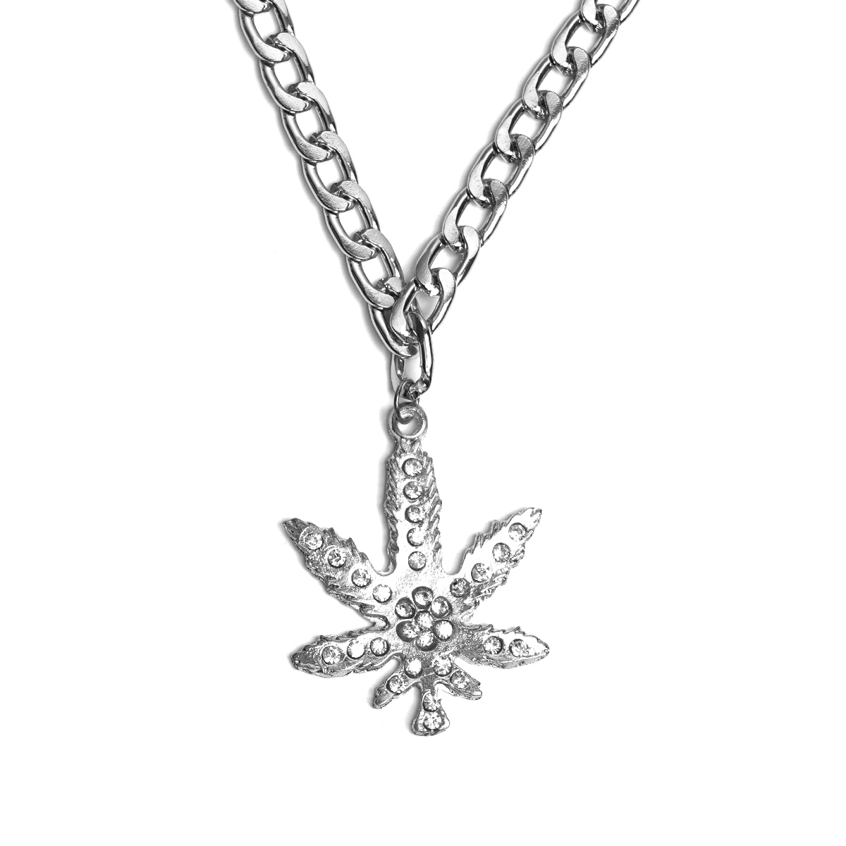 گردنبند نقره ای مدل Barg