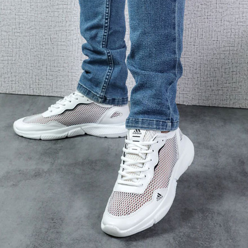 کفش ورزشی تابستانی مردانه آدیداس سفید مدل Ador