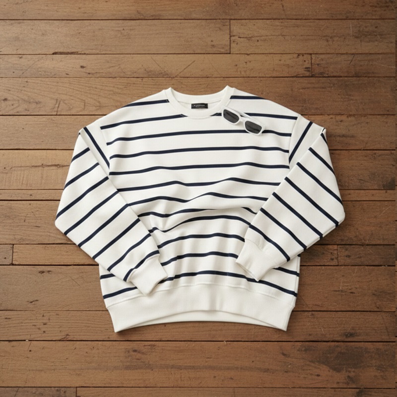 دورس لش راه راه-سرمه ای