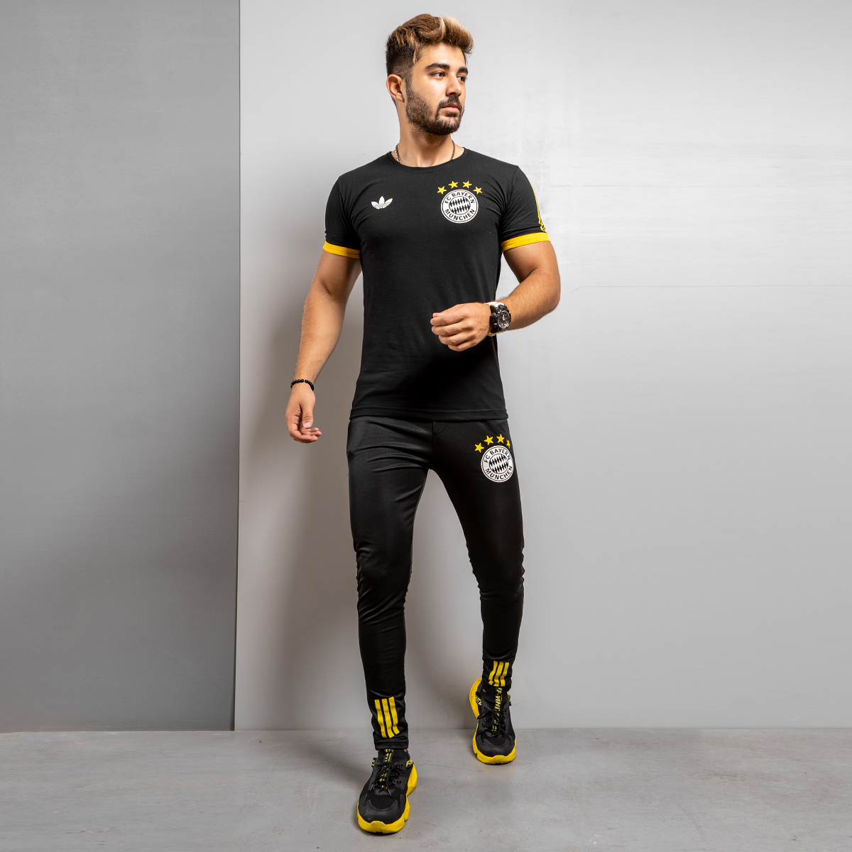 ست تیشرت شلوار بایرن مونیخ مردانه مدل Farshad