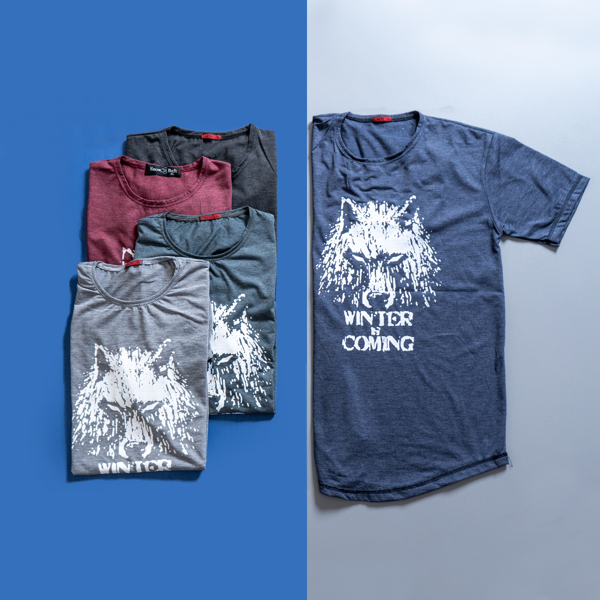 تیشرت مردانه ذغالی مدل Ranker