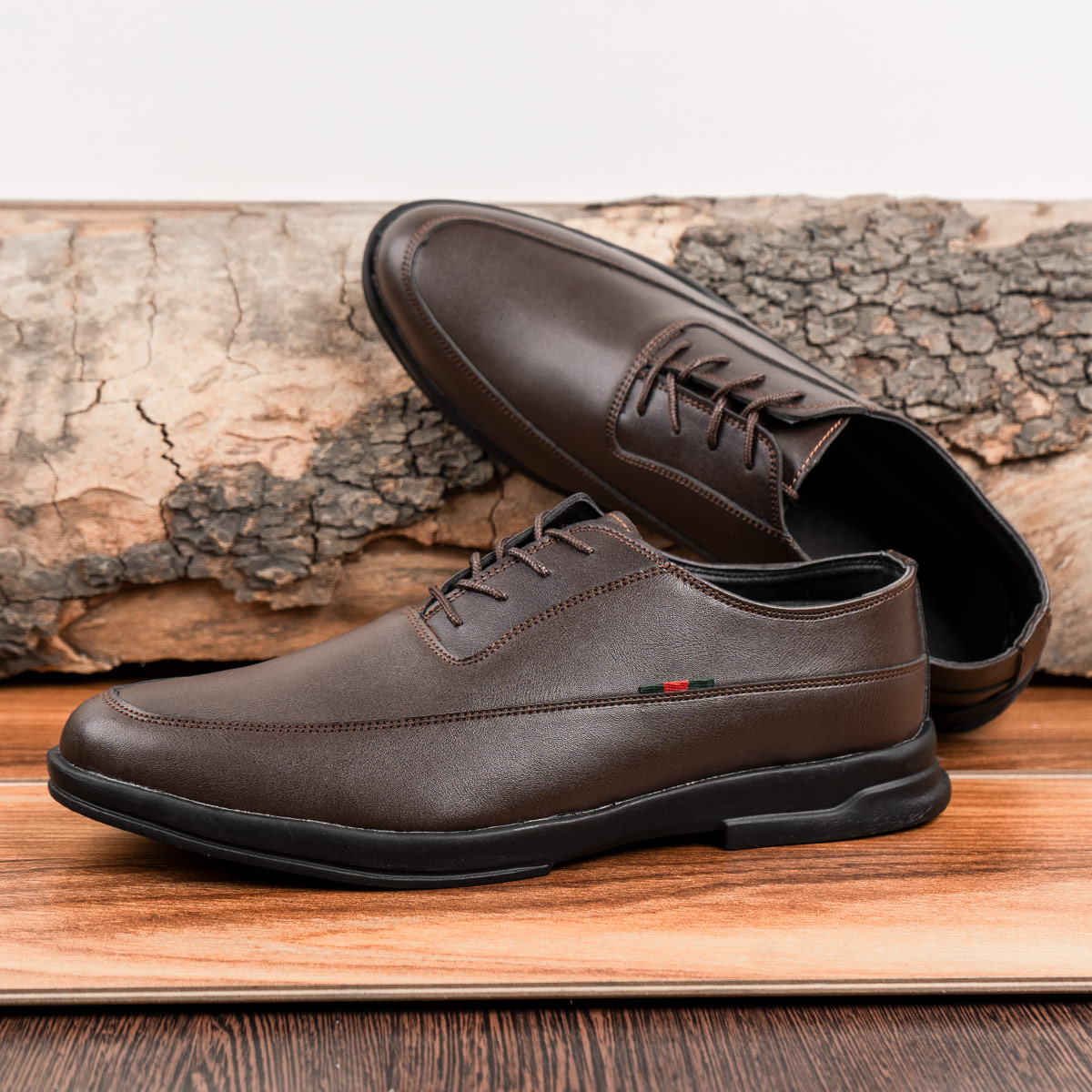 کفش رسمی گوچی مردانه قهوه ای مدل Palvin